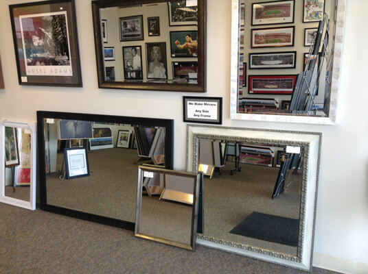 Framed Mirrors at The Framing Center in Columbus OH