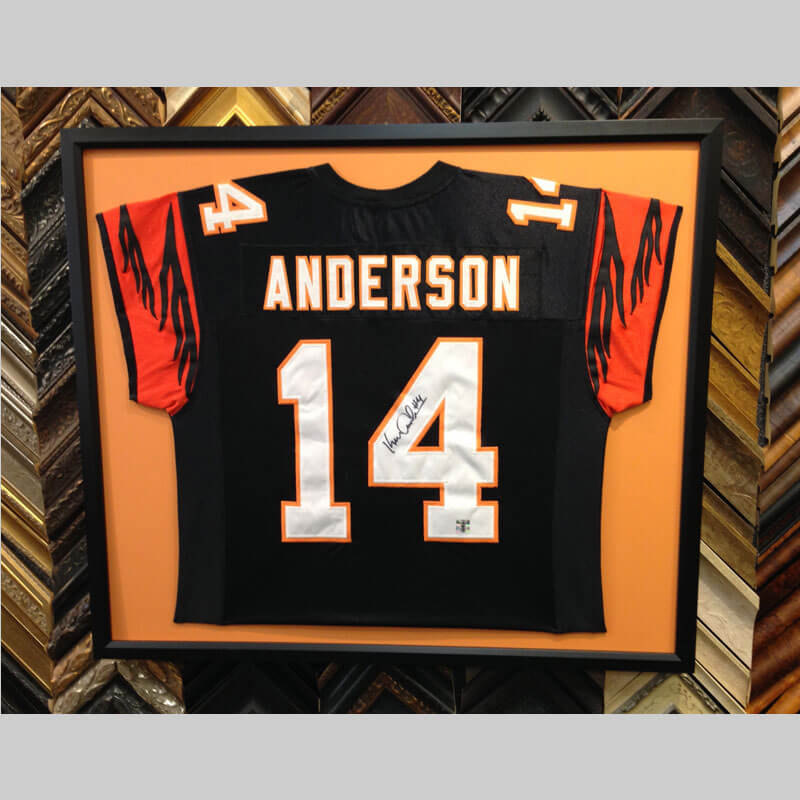 Framed Anderson jersey