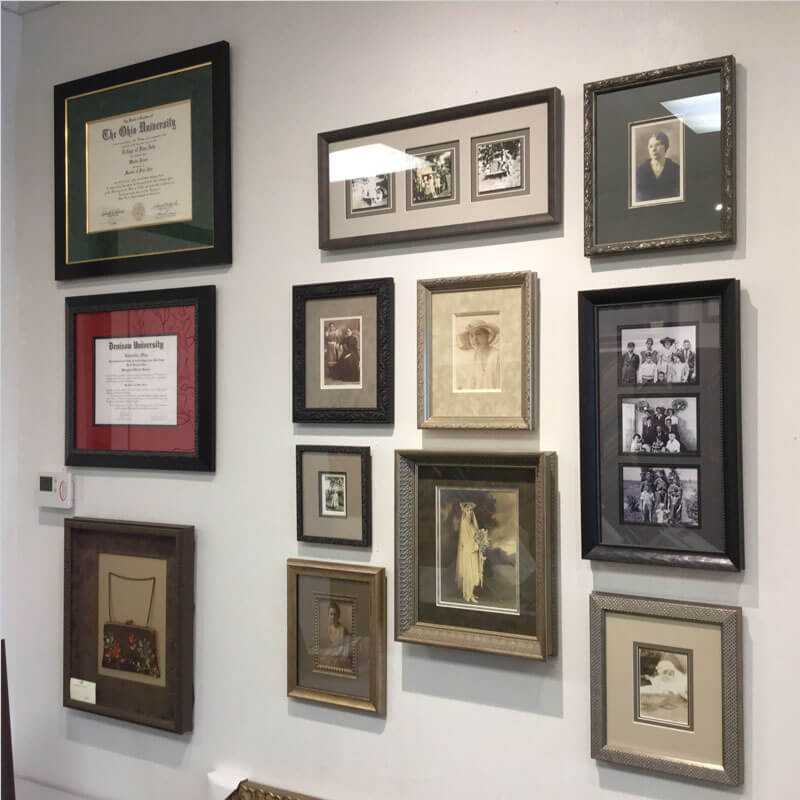 Framed images and certificates