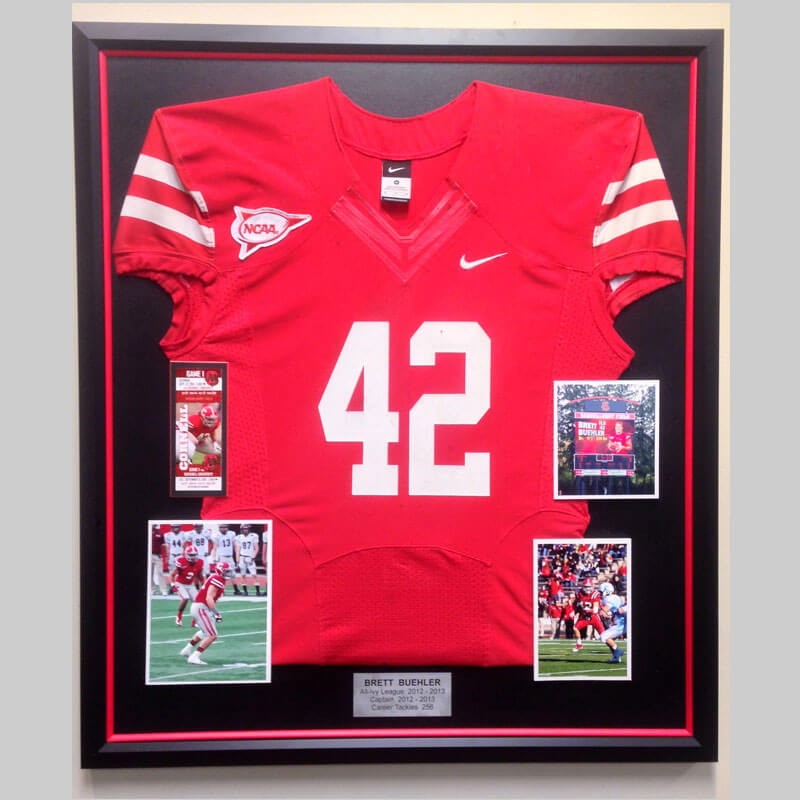 Framed Ohio State jersey