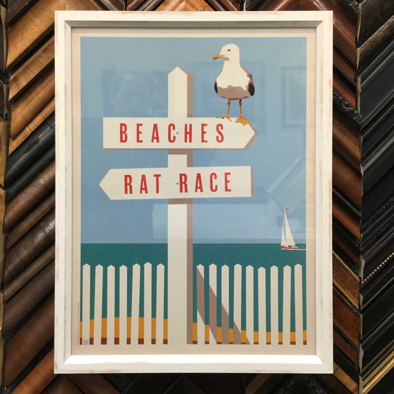 Framed Beach Picture